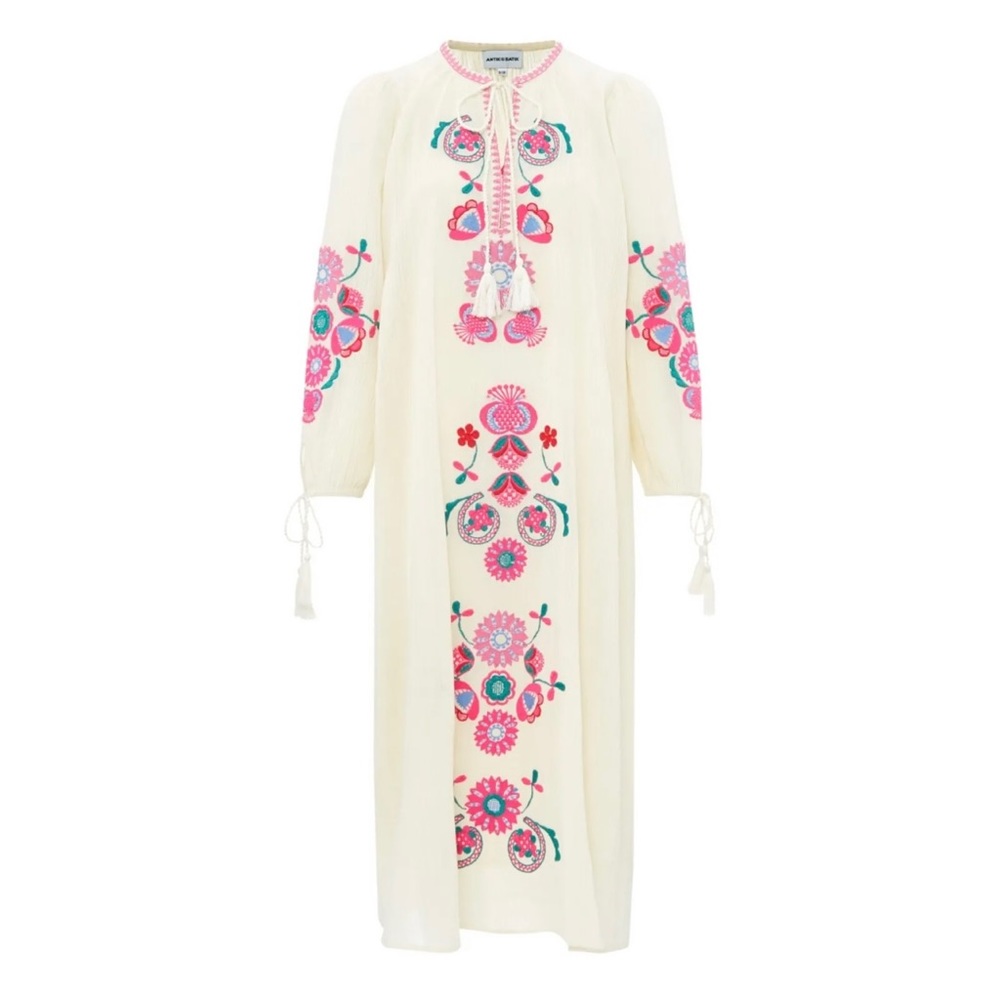 Anthropologie Antik Batik Magoo
Embroidered Dress Size xs/36 - Picture 5 of 10